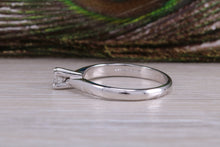 Load image into Gallery viewer, Simple and Dainty Diamond set White Gold Solitaire