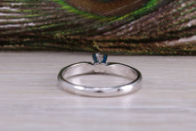 Load image into Gallery viewer, Simple and Dainty Diamond set White Gold Solitaire