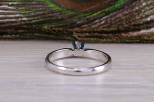 Simple and Dainty Diamond set White Gold Solitaire