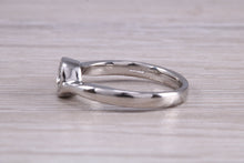 Load image into Gallery viewer, Rub Over Certified Diamond set Twist Shank Solitaire