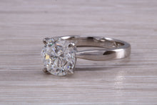 Load image into Gallery viewer, Two carat Forever One Moissanite Diamond Solitaire