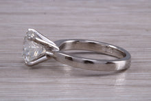 Load image into Gallery viewer, Two carat Forever One Moissanite Diamond Solitaire