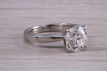 Load image into Gallery viewer, Two carat Forever One Moissanite Diamond Solitaire