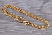Load image into Gallery viewer, 18ct Yellow Gold Spiga Chain, Your Choice of Lengths