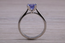 Load image into Gallery viewer, 1.25 ct Natural AAA grade Tanzanite Platinum Solitaire