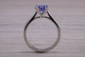 1.25 ct Natural AAA grade Tanzanite Platinum Solitaire