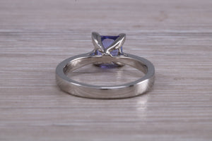 1.25 ct Natural AAA grade Tanzanite Platinum Solitaire