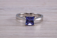 Load image into Gallery viewer, 1.25 ct Natural AAA grade Tanzanite Platinum Solitaire