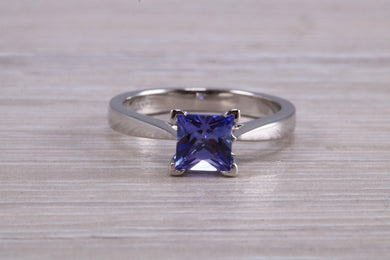 1.25 ct Natural AAA grade Tanzanite Platinum Solitaire