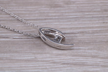 Load image into Gallery viewer, Diamond set 18ct White Gold Solitaire Necklace