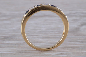 Traditional Sapphire and Diamond Eternity Ring
