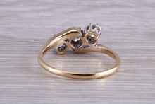 Load image into Gallery viewer, Half carat Diamond set Trilogy on a Twist Shank Ring