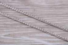 Load image into Gallery viewer, 18 Inches Long White Gold Chain, Perfect for Pendants or as Standalone