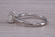 Load image into Gallery viewer, One carat Square Princess cut Moissanite Diamond Solitaire