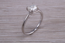 Load image into Gallery viewer, One carat Square Princess cut Moissanite Diamond Solitaire