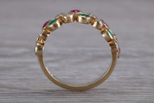 Load image into Gallery viewer, Multi Gemstone set Yellow Gold Ring