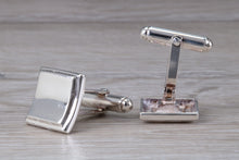 Load image into Gallery viewer, Gentlemen&#39;s Silver Cuff Links