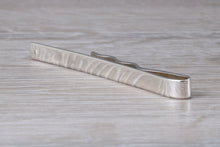Load image into Gallery viewer, Diamond set Gentlemans Tie Slide. real Diamonds and made from solid sterling silver