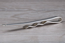 Load image into Gallery viewer, Diamond set Gentlemans Tie Slide. real Diamonds and made from solid sterling silver