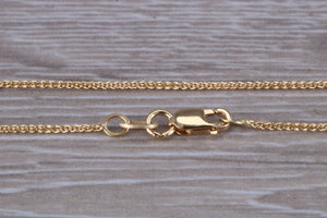 18ct Yellow Gold Spiga Chain, Your Choice of Lengths