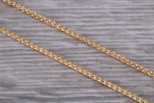 Load image into Gallery viewer, 18ct Yellow Gold Spiga Chain, Your Choice of Lengths