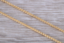 Load image into Gallery viewer, 18ct Yellow Gold Spiga Chain, Your Choice of Lengths