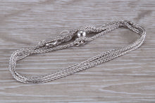 Load image into Gallery viewer, 18 Inches Long White Gold Chain, Perfect for Pendants or as Standalone