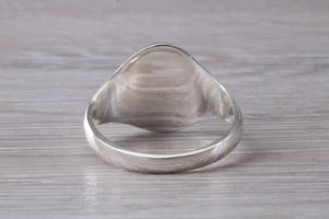 Beautiful high polished Signet ring, suitable for ladies and gents of all age groups, available in your choice of precious metals