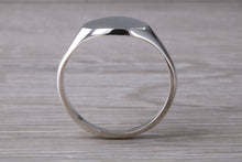 Load image into Gallery viewer, Beautiful high polished Signet ring, suitable for ladies and gents of all age groups, available in your choice of precious metals