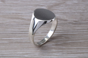 Beautiful high polished Signet ring, suitable for ladies and gents of all age groups, available in your choice of precious metals