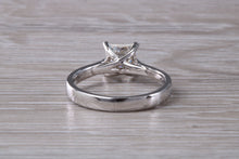 Load image into Gallery viewer, 1.25 carat Princess cut Moissanite Diamond Solitaire