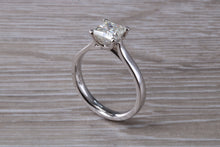 Load image into Gallery viewer, 1.25 carat Princess cut Moissanite Diamond Solitaire