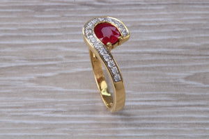 Beautiful Ruby and Diamond Ring