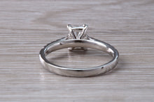 Load image into Gallery viewer, Stunning 1.25ct Moissanite Diamond and Natural Diamond set Engagement Ring
