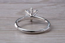 Load image into Gallery viewer, The Ultimate 1.25ct Hearts and Arrows Moissanite Diamond set Platinum Solitaire