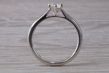 Load image into Gallery viewer, Simple and Elegant Certified Diamond set Platinum Solitaire