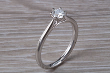Load image into Gallery viewer, Simple and Elegant Certified Diamond set Platinum Solitaire