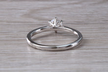Load image into Gallery viewer, Simple and Elegant Certified Diamond set Platinum Solitaire