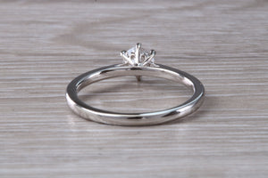 Simple and Elegant Certified Diamond set Platinum Solitaire