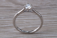 Load image into Gallery viewer, Simple and Elegant Certified Diamond set Platinum Solitaire