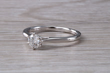 Load image into Gallery viewer, Simple and Elegant Certified Diamond set Platinum Solitaire