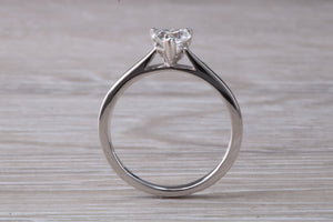Stunning Heart cut Diamond set Platinum Solitaire