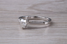 Load image into Gallery viewer, Stunning Heart cut Diamond set Platinum Solitaire