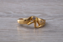 Load image into Gallery viewer, Diamond set 18ct Yellow Gold Ring