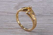 Load image into Gallery viewer, Diamond set 18ct Yellow Gold Ring