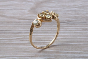 Brazilian Chrysoberyl set Yellow Gold Ring