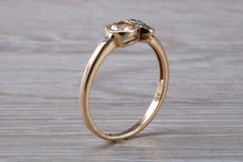 Load image into Gallery viewer, Multi gemstone set ring, 9ct yellow gold and set with bluse sapphire, green sapphire and yellow sapphireand diamonds