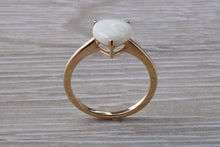 Load image into Gallery viewer, Heart Shaped Opal set Yellow Gold Ring