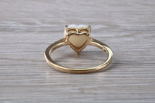 Load image into Gallery viewer, Heart Shaped Opal set Yellow Gold Ring