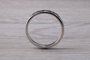 Simple Blue Sapphire Eternity Ring
